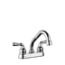 4" Brass Basin Faucet with Long Spout